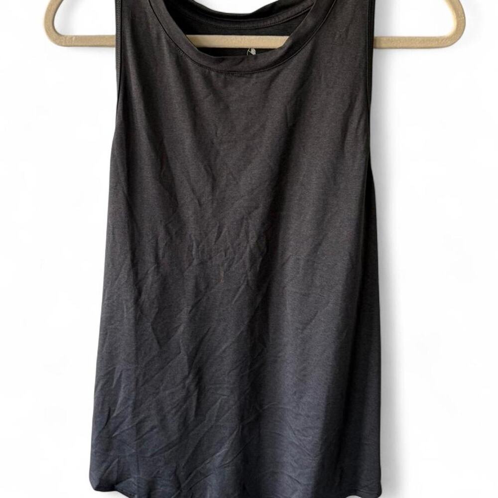 Icyzone dark grey tank top